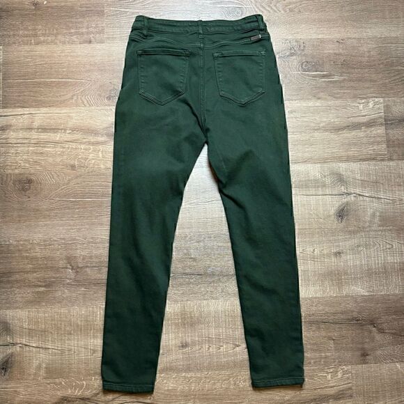 ‎KanCan || Gia High Rise Skinny Jean Hunter Green - Picture 10 of 11